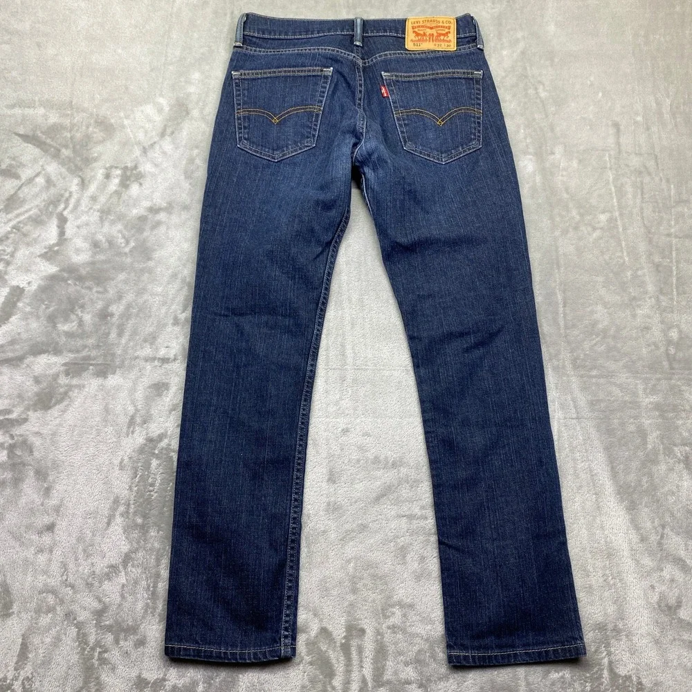 Levis 511 Slim Fit Jeans Mens Sz 32 Fits 30